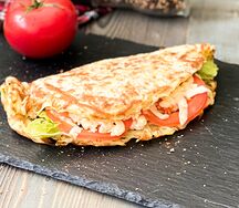 Картофельный драник с цыпленком