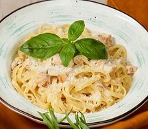Паста с куриным филе