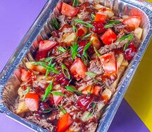 Poutine Рваная говядина