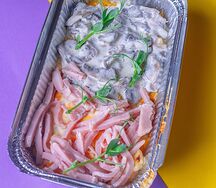 Mac & Cheese Ветчина-грибы