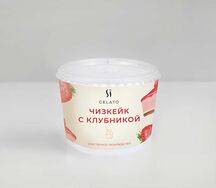 Мороженое Чизкейк с клубникой