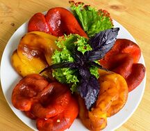 Перец болгарский на мангале