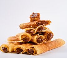 Вафельная трубочка с вареной сгущенкой - 3 шт