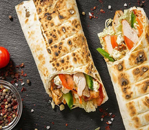 Шаурма со свининой мини