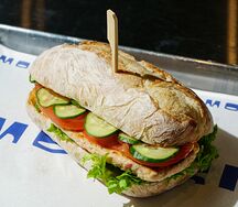 Крабсбургер с креветкой