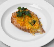 Куриная грудка со шпинатом