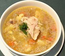 Гречневый суп с курицей