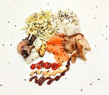 Рис со свининой