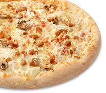 Пицца Крем-чиз с грибами