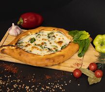 Хачапури шпинат с сыром