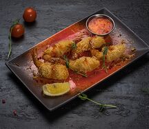 Креветки катаифи