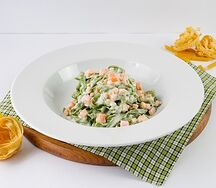 Паста с семгой