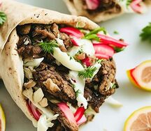 Две Шавермы BBQ и два напитка Sprite