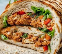 Тройное комбо Острая шаверма и фреш Облепиха-апельсин