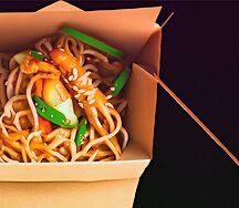 Wok Удон с цыпленком
