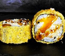 Горячий ролл унаги темпура Нож и мясо