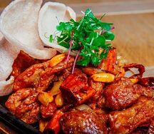 Куриное филе с арахисом