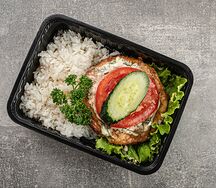 Котлета министерская куриная с гарниром