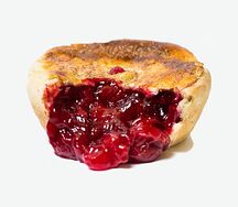 Пирог Вишня с клубникой