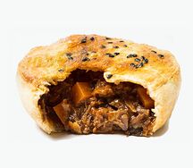 Пирог Говядина в вустерширском соусе с шампиньонами и овощами