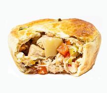 Пирог Курица с овощами в кисло-сладком соусе