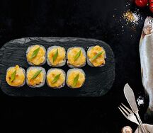 Запеченный ролл с курицей