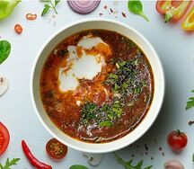 Борщ домашний с говядиной