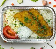 Филе судака в сухарях