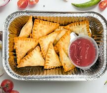 Мини чебуреки с брынзой и зеленью