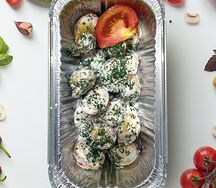 Пельмени куриные в сливочном соусе