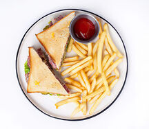 Клаб сэндвич с пастрами