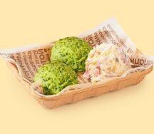 Мэш шпинат, базилик, мята стандартный