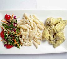 Крылышки с соусом карри
