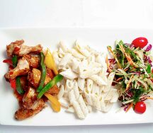 Крылышки с соусом кисло-сладкий