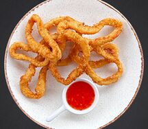 Кольца кальмара в панировке