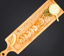 Тигровые креветки на гриле