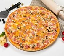 Ветчина с грибами