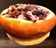 Шаурма burger со свининой