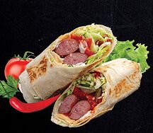 Хот дог в лаваше Двойной