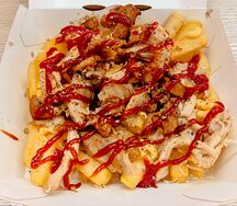 Фри бокс с курочкой барбекю