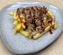 Фри бокс с рваной свининой