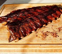 Ребра свиные копчено-запечённые 