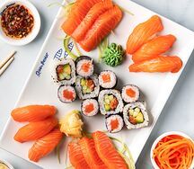 Salmon platter