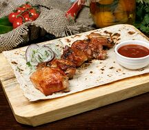 Шашлык из cвинoй шейки