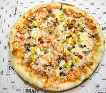 С курицей и грибами