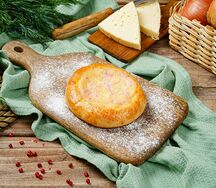 Гнездо с ветчиной и сыром