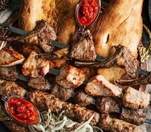 Ассорти шашлыков из баранины