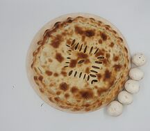 Пирог с мясом и грибами