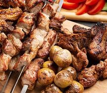 Ассорти шашлыков из свинины BBQ