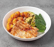 Поке с лососем Татаки